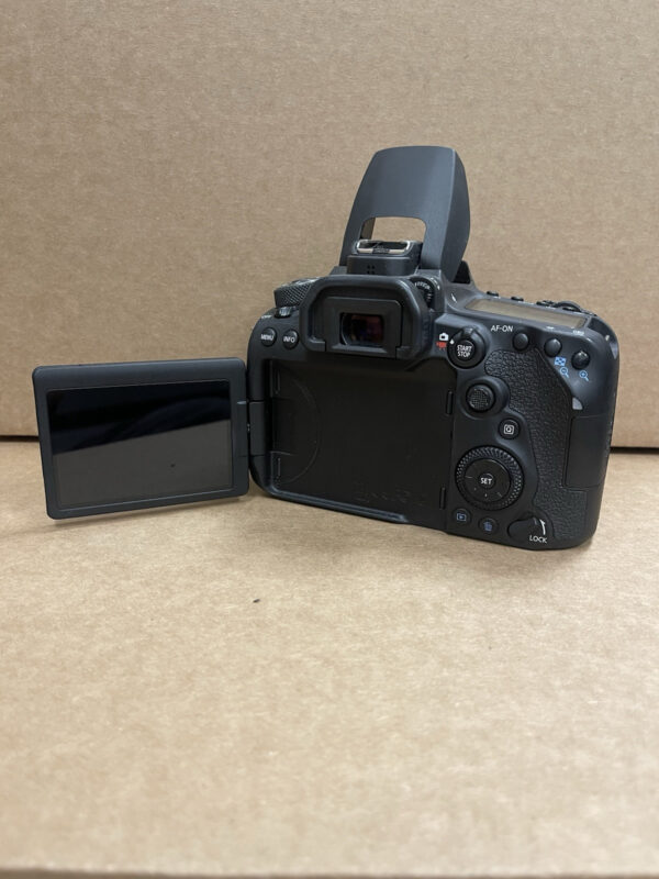 Canon EOS 90D DSLR Camera Body LCD Display 4K 32.5Mp Black Excellent Condition! - Image 5