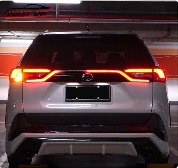 For Toyota RAV4 2019-2023 Car Accessories Red Trunk LED Tail Light Cover 1pcs - Image 5