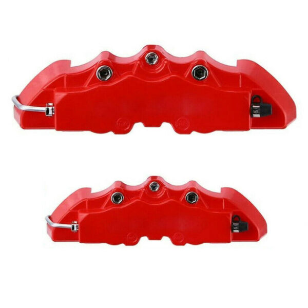 4PCS 3D Style Red M+L Car Disc Brake Caliper Cover Front & Rear Kits Accessories - Image 17