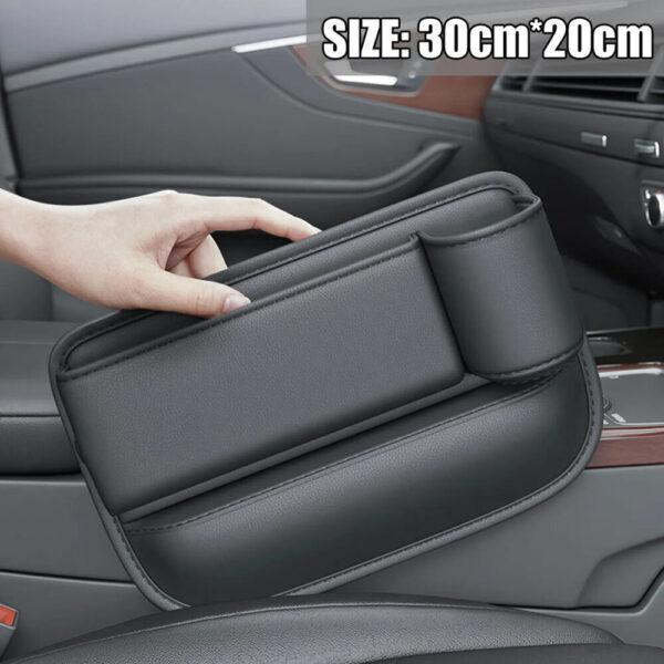 Car Accessories Seat Gap Filler Storage Box Phone Holder Organizer Right Side - Image 2