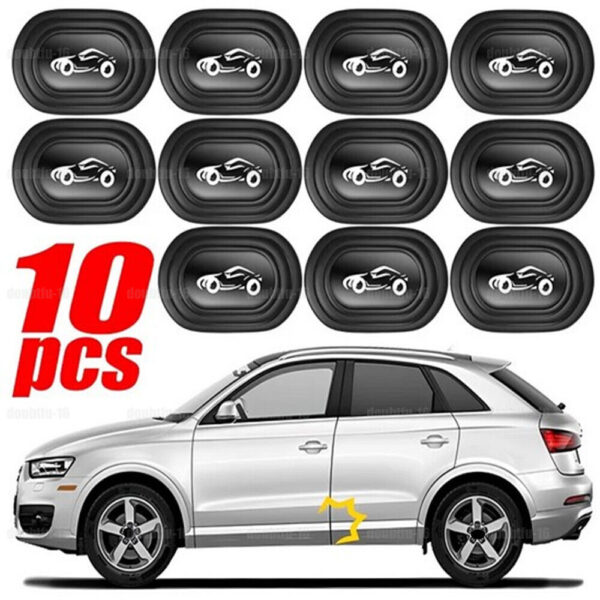 10X Car Door Anti-Shock Silicone Accessories Shock-Absorbing Gasket Thicken Pad - Image 5