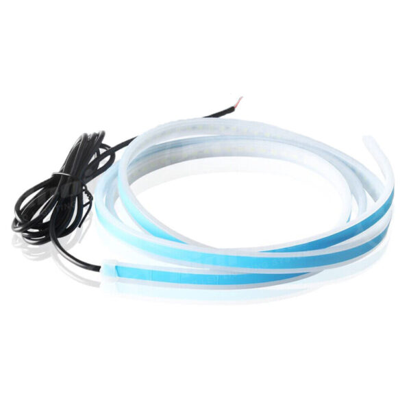 White 180cm Flexible Car Hood Day Running LED Light Strip Accessories Decor Lamp - Image 19