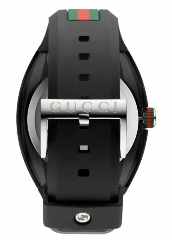 Gucci Sync XXL Men's Black Logo Dial Swiss Quartz Watch - YA137101 ($680 MSRP) - Image 2