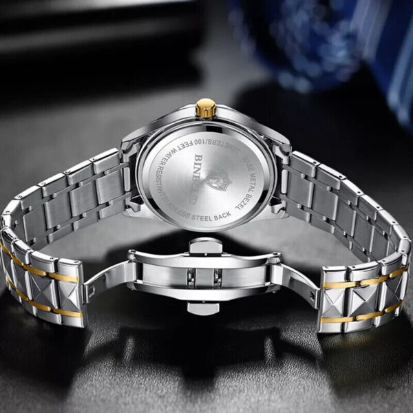 Waterproof Men Watch Stainless Steel Quartz Luminous Classic Business Wristwatch - Image 5