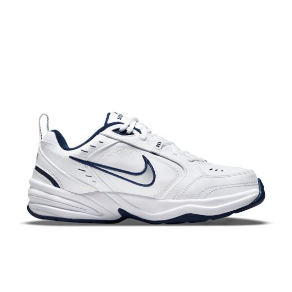 Nike AIR MONARCH IV Men White Blue 102 Walking Shoe Medium & WIDE WIDTH 4E EEEE  | eBay - Image 2