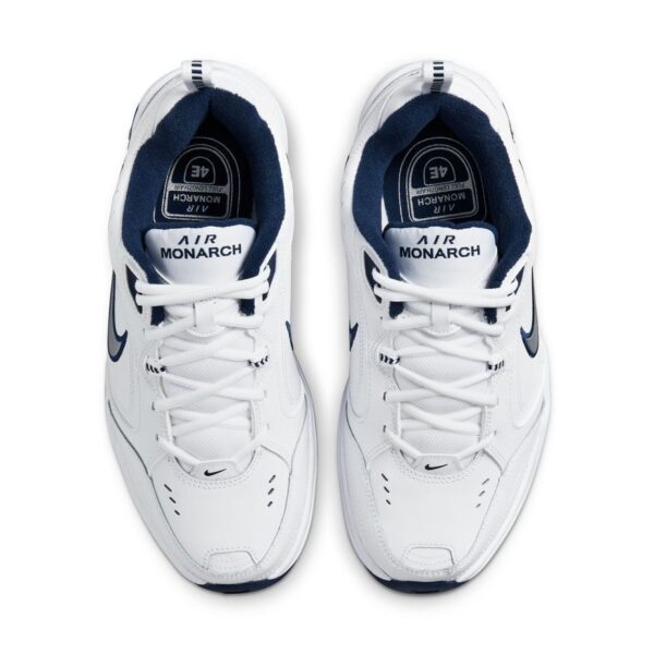 Nike AIR MONARCH IV Men White Blue 102 Walking Shoe Medium & WIDE WIDTH 4E EEEE  | eBay - Image 3