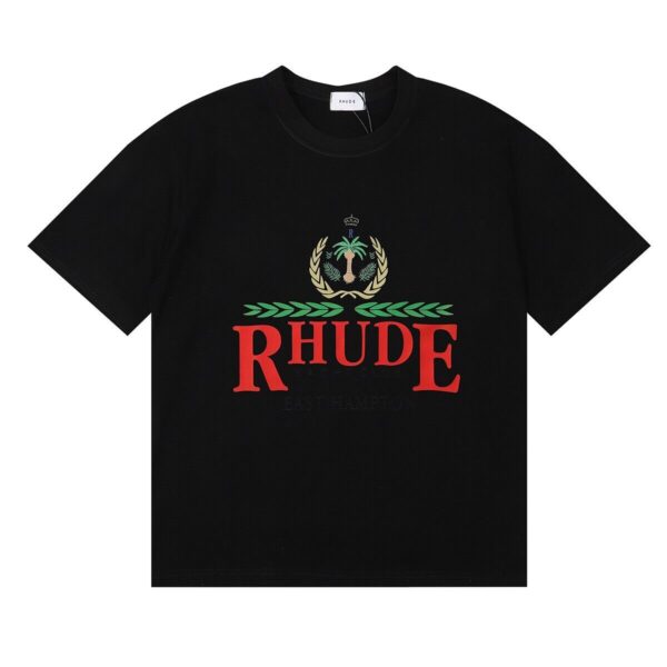 43STYLE RHUDE Men High Quality Leisure Cotton Short Sleeve Polo T-Shirt S-2XL  | eBay - Image 4