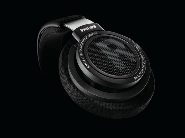 Philips SHP9500 HiFi Precision Stereo Over the Ear Headphones Black Open Back - Image 5