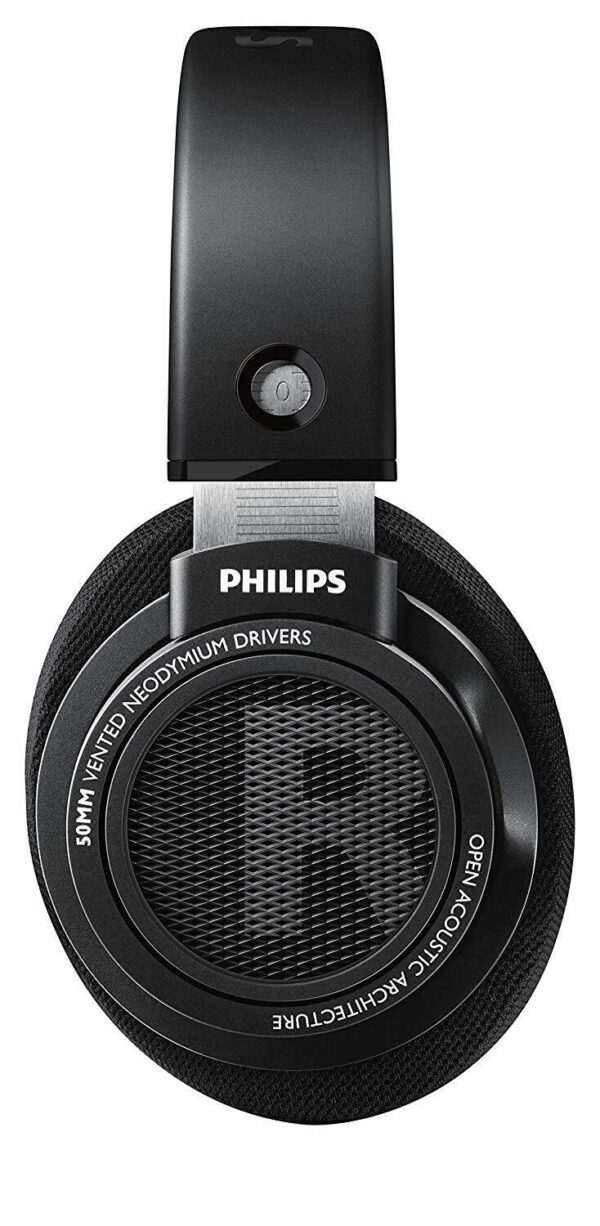 Philips SHP9500 HiFi Precision Stereo Over the Ear Headphones Black Open Back - Image 6