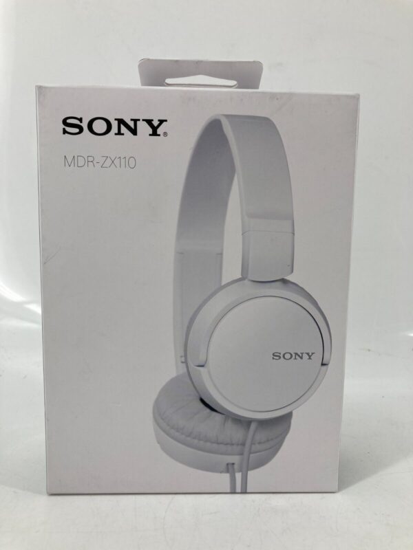 Sony MDR-ZX110 On the Ear Headphones - White