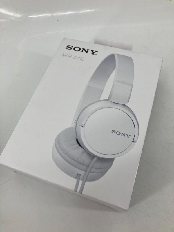 Sony MDR-ZX110 On the Ear Headphones - White - Image 3